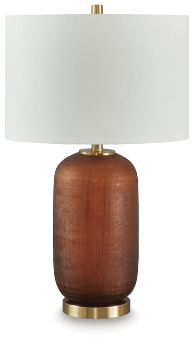 Farberman Amber Glass Table Lamp (1/CN)