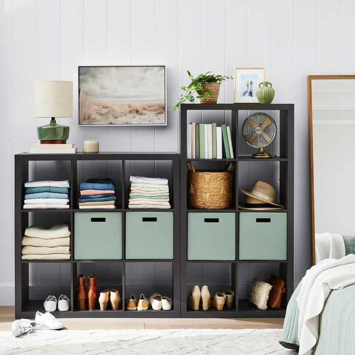Better Homes & Gardens 8 Cube Storage Organizer, Charcoal - new