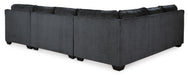Eltmann Slate Eltmann 3-Piece Sectional with Chaise