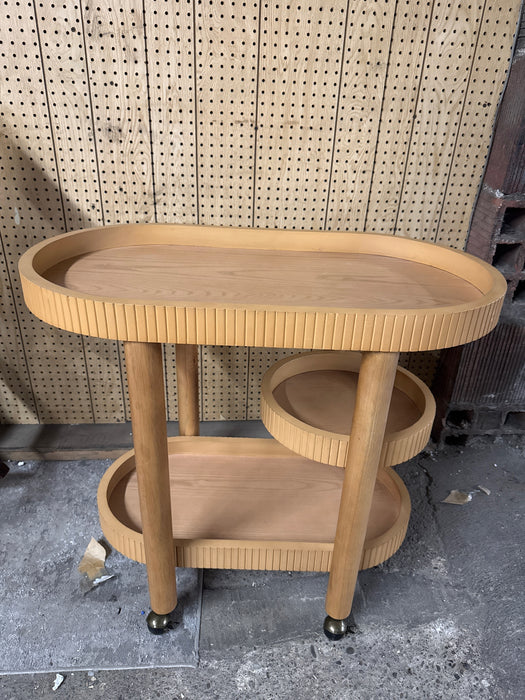 Beautiful Drew Bar Cart by Drew Barrymore, Warm Honey - open_box