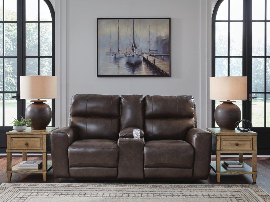 Beadel Smoke PWR REC Loveseat/CON/ADJ HDRST