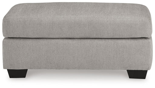 Signature Design Flannel Ottoman