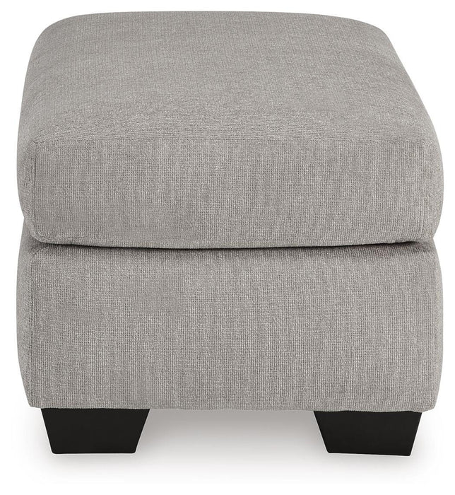 Signature Design Flannel Ottoman