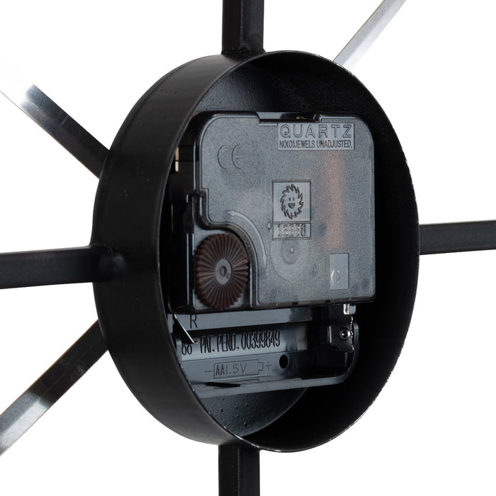 Sorbus 23 Quartz Battery Powered Wall Clock, Roman Numeral - open_box