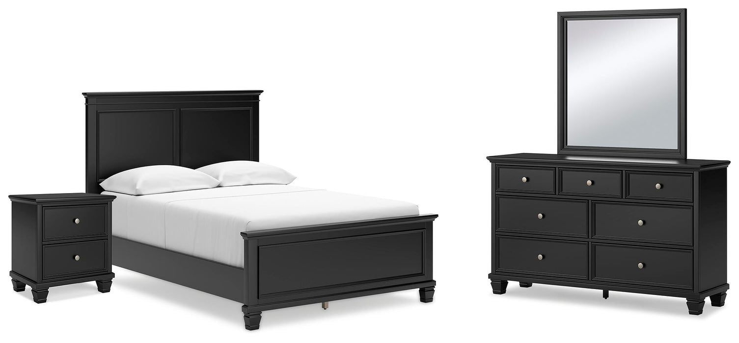 Lanolee Black Bedroom Collection