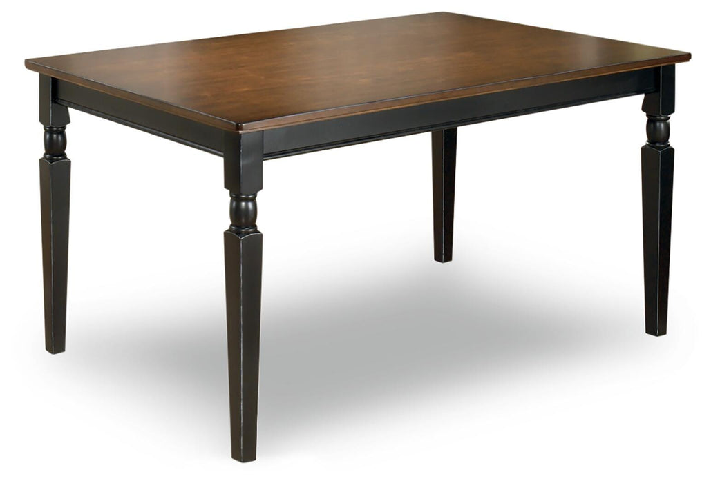 Owingsville Black/Brown Rectangular Dining Room Table