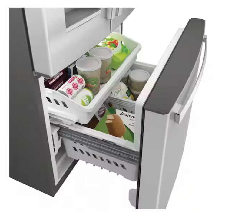 GE 23.7 cu. ft. French Door Refrigerator in Fingerprint Resistant Stainless, Standard Depth ENERGY STAR - new