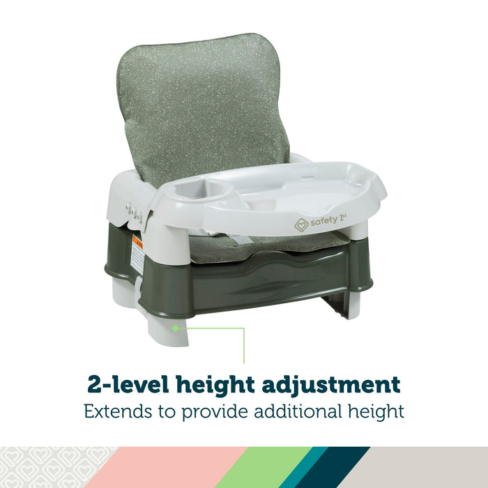 Safety 1st Deluxe 5-in-1 Sit, Snack & Go Convertible Booster Seat, Half Pipe, Toddler - open_box