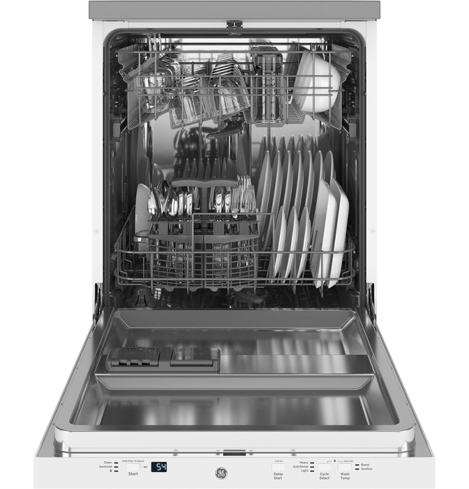GE® ENERGY STAR® 24" Stainless Steel Interior Portable Dishwasher with Sanitize Cycle - display_model