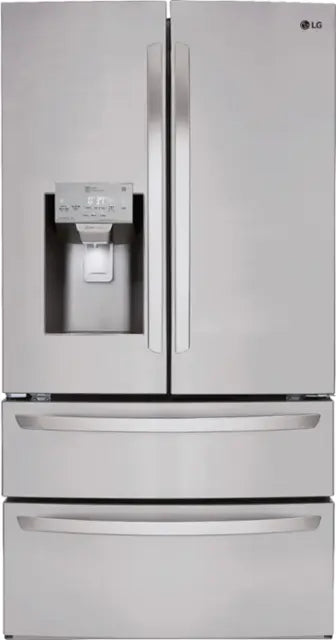 LG - 27.8 Cu. Ft. 4-Door French Door Smart Refrigerator with Smart Cooling System - Stainless Steel - display_model