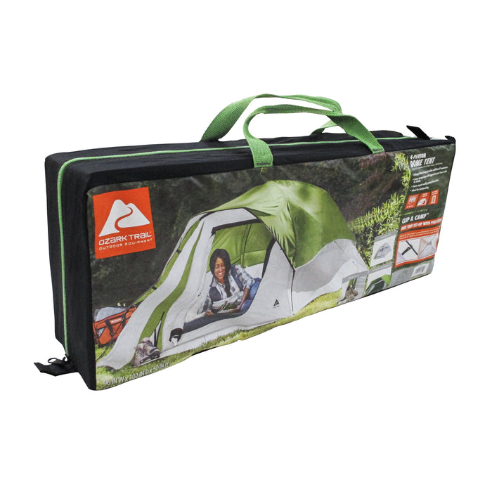 Ozark Trail 4-Person Clip & Camp Dome Tent with Rainfly - new