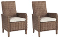 Beachcroft Beige Arm Chair With Cushion (Priced Per Item, Must Order 2, 4, 6, or 8)