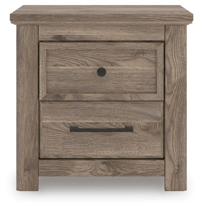 Keithland Brown Two Drawer Night Stand