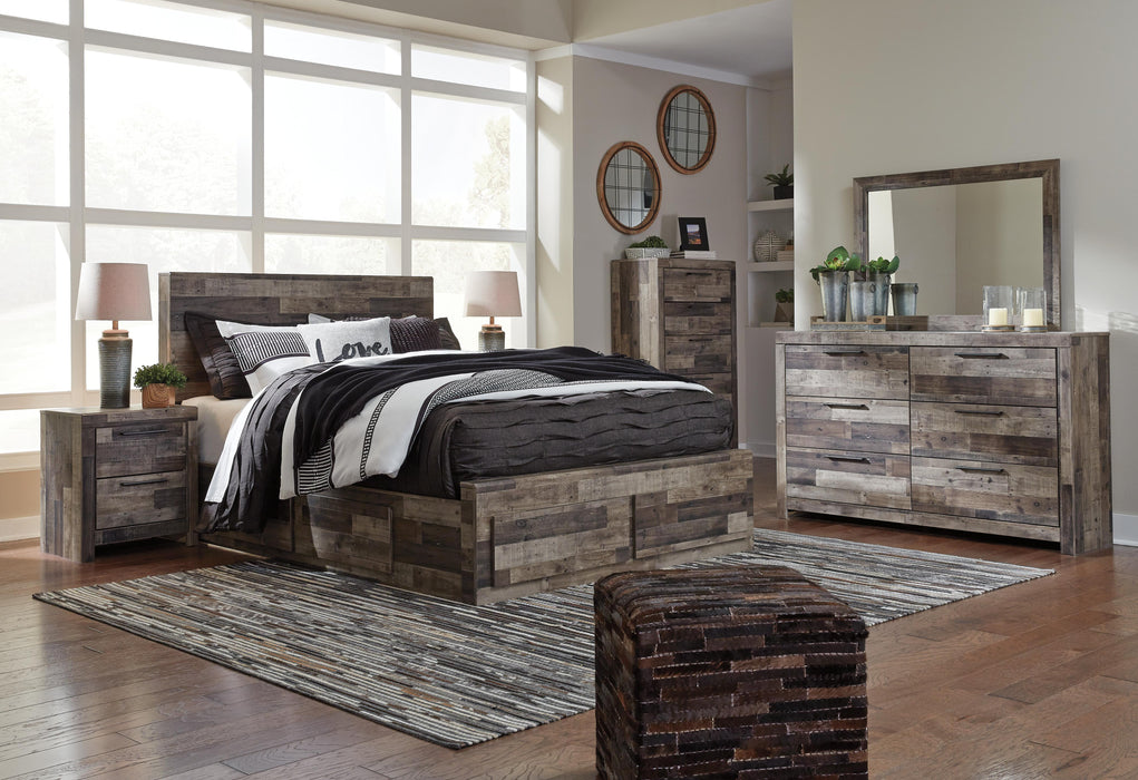 Derekson Multi Gray Bedroom Collection