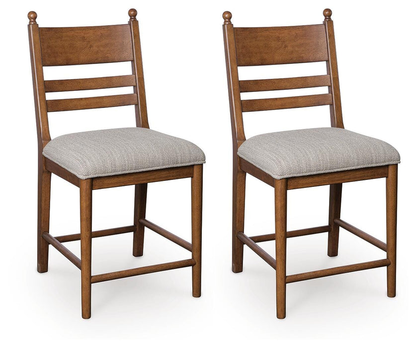 Chadworth Brown Upholstered Barstool (Priced Per Item, Must Order 2, 4, 6, or 8)