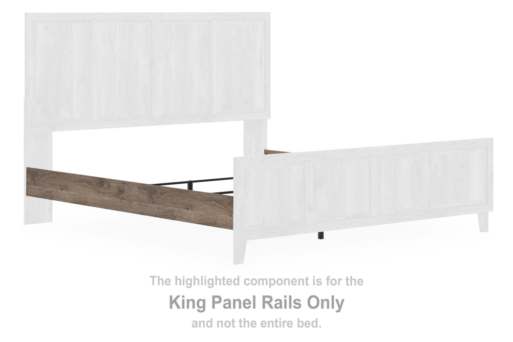 Keithland Brown King Panel Rails