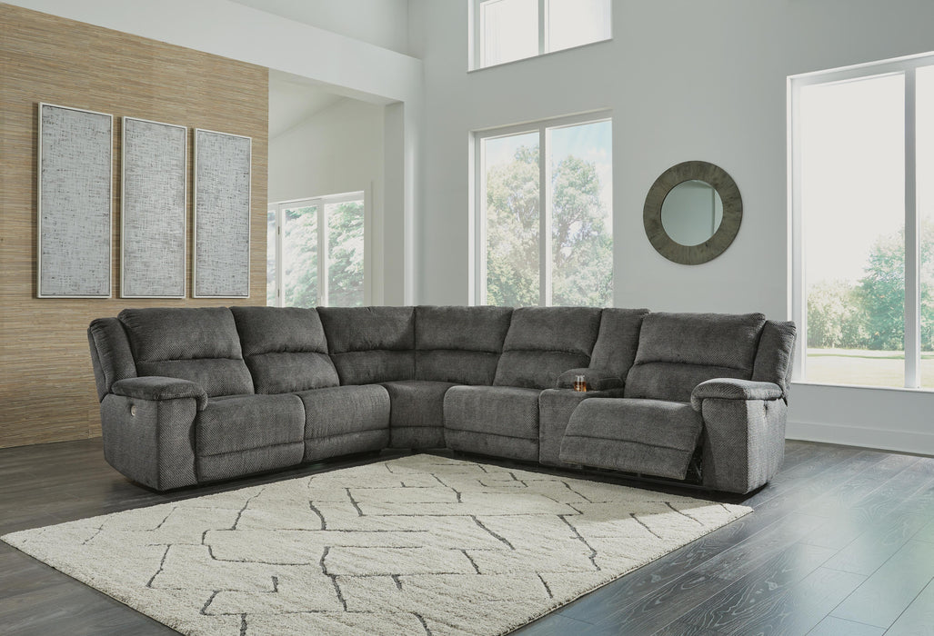 Keensburg Smoke Keensburg 3-Piece Power Reclining Sectional
