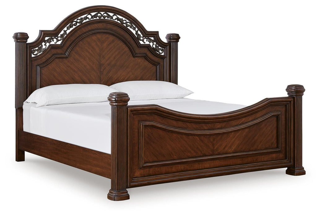 Lavinton Brown Lavinton California King Poster Bed