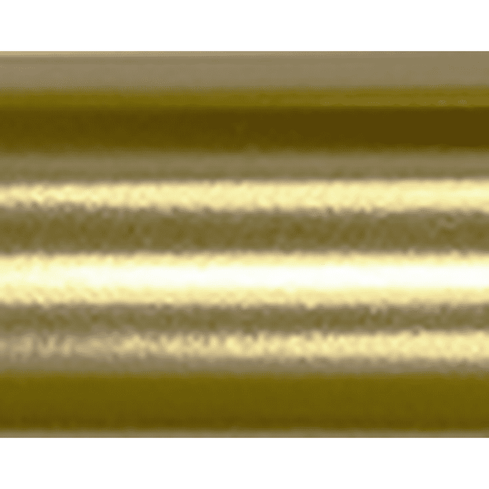 Better Homes & Gardens 1” Metal French Wrap Curtain Rod, Brass, 42-120” - open_box