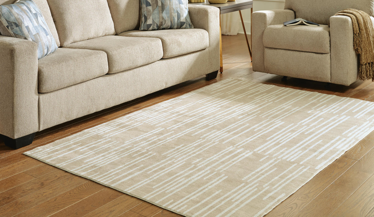 Ardenville Tan/Cream Washable Medium Rug