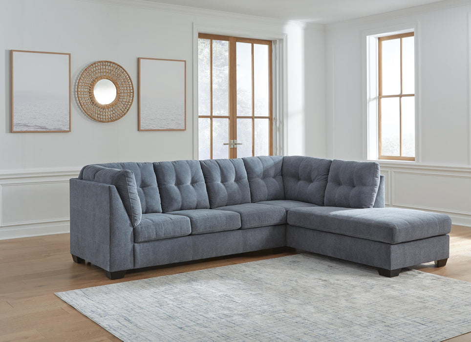 Marleton Denim Marleton 2-Piece Sectional with Chaise