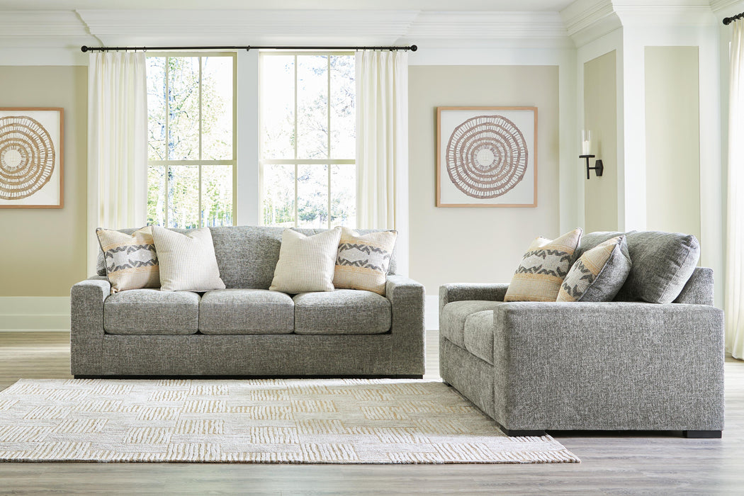 Dunmor Graphite Dunmor Sofa and Loveseat