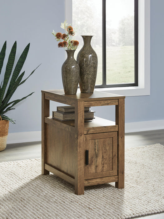 Fendenmore Brown Chair Side End Table