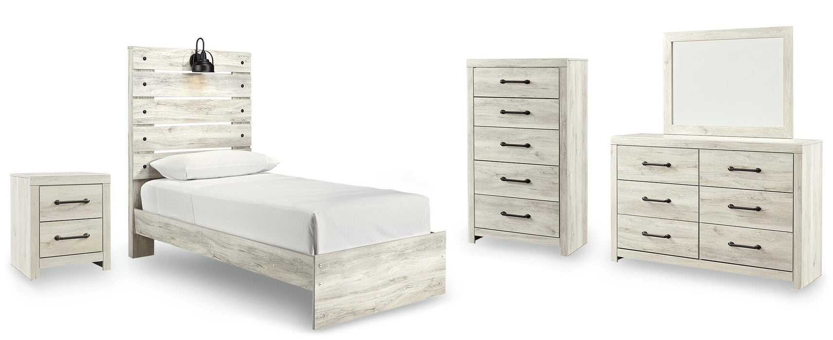Cambeck Whitewash Panel Bedroom Collection