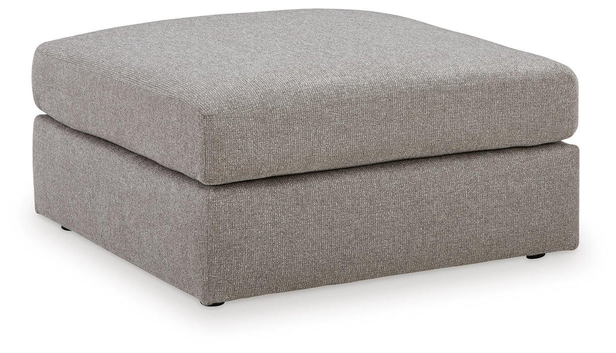 Lindon Smoke Oversized Accent Ottoman
