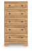 Galletyn Warm Brown Five Drawer Chest