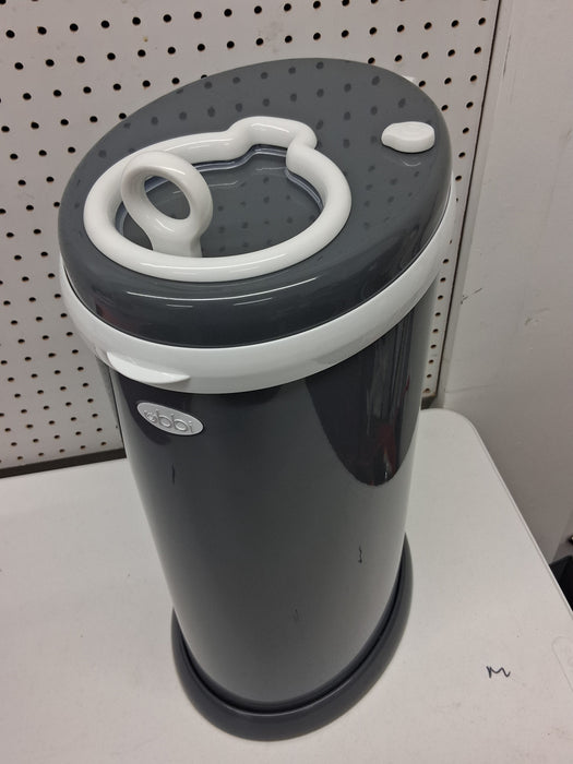 Ubbi Stainless Steel Diaper Pail, Odor Locking, No Special Bag Required, Award-Winning, Registry Must-Have, Slate - new