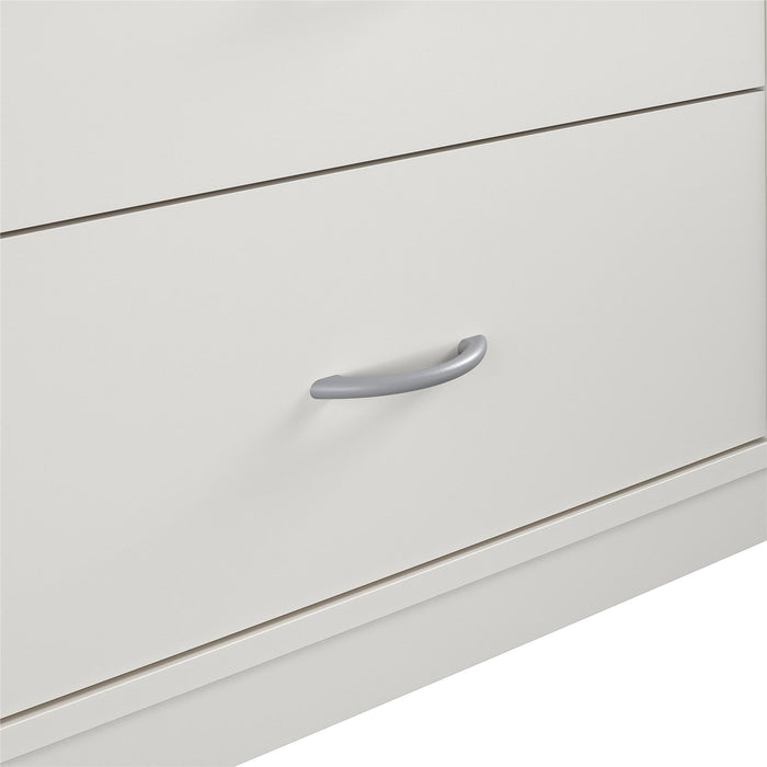 Mainstays Classic 6 Drawer Dresser, White Finish: - new