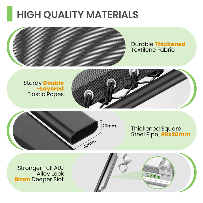 GVDV Oversized Zero Gravity Chair, 33In XXL Lounge Chair with Removable Thick Cushion, Lawn Patio Reclining Chair Upgraded Alloy Lock and Cup Holder, for Indoor Outdoor, Black - new