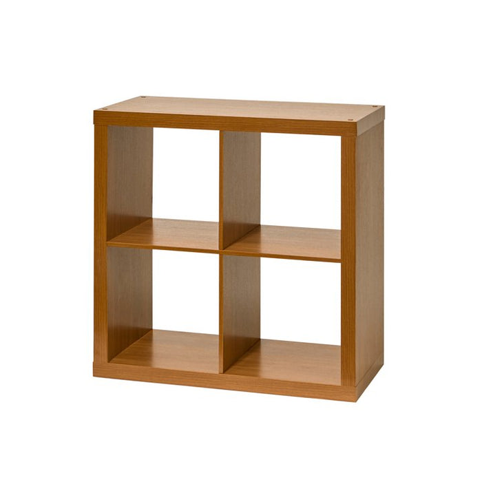 Better Homes & Gardens 4 Cube Storage Organizer, Acorn - new