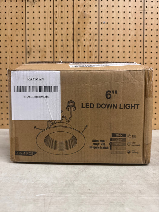 Cedar Hill Adjustable LED Retrofit Downlight, Fits 5" or 6" Housing, 2-Pack - open_box