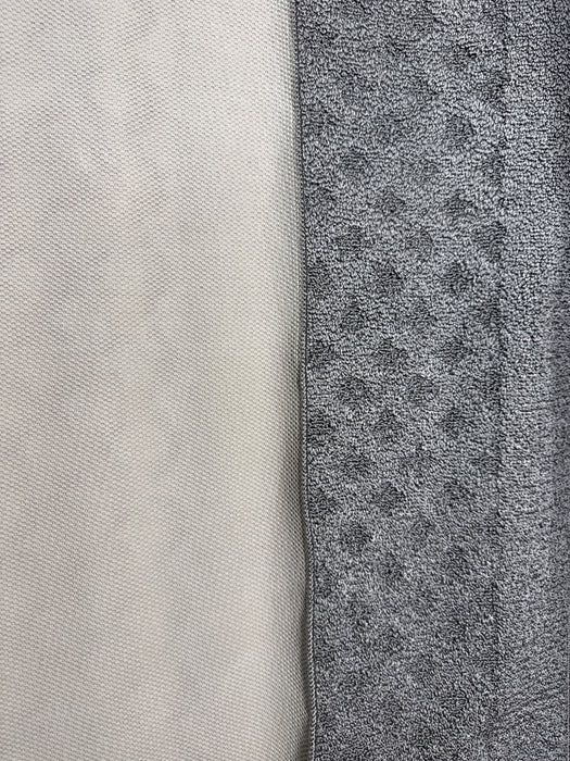 Mainstays Dylan Solid Diamond Olefin Pewter Gray Indoor Area Rug - open_box