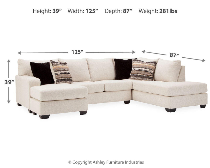 Cambri Snow Cambri 2-Piece Sectional with Chaise