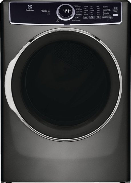 Electrolux - 8.0 Cu. Ft. Stackable Electric Dryer with Steam and Balanced Dry - Titanium - display_model