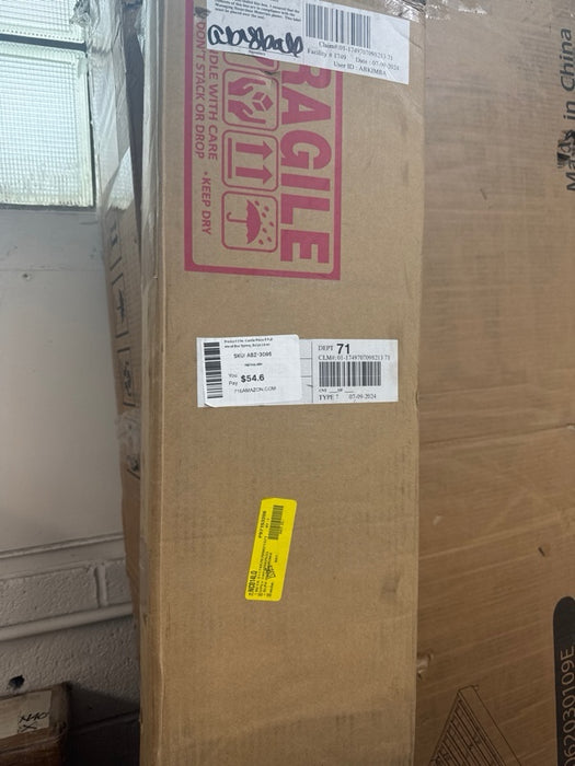 Castle Place 8" Full Metal Box Spring, Beige Linen - new