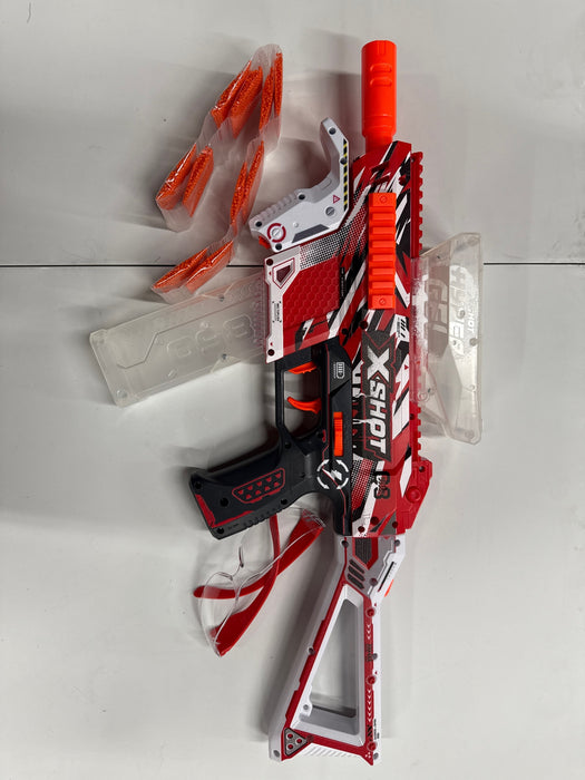Zuru XSHOT Hyper Gel Trace Fire 170fps Toy Gun for Kids 8 and Up - new