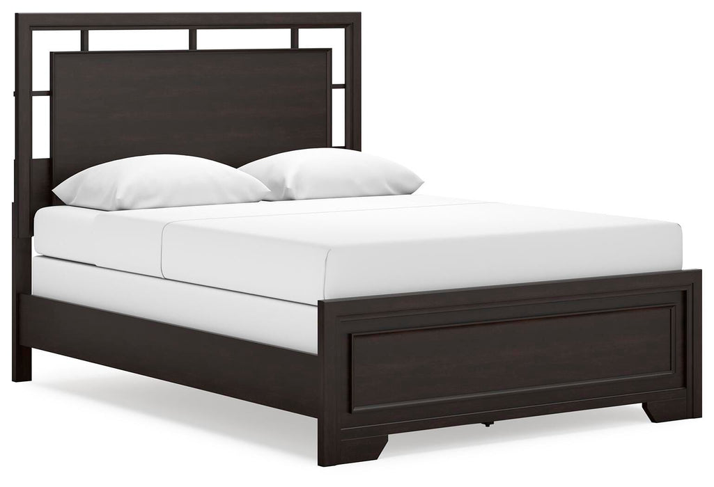 Covetown Dark Brown Bedroom Collection