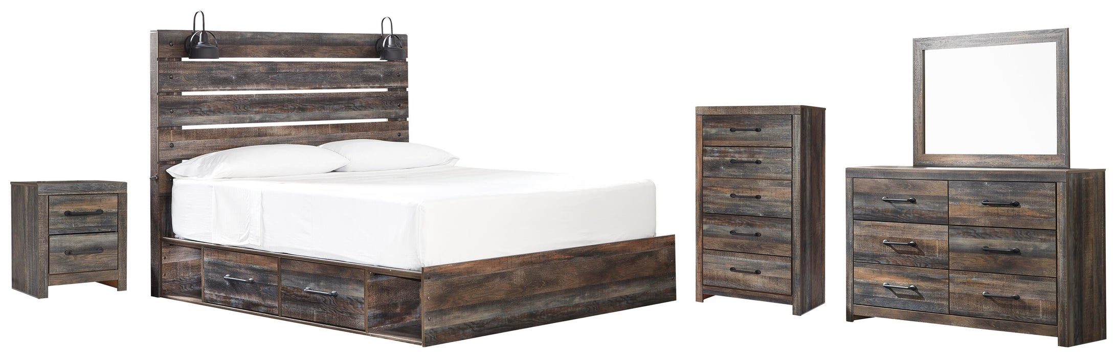 Drystan Multi Panel Bedroom Collection