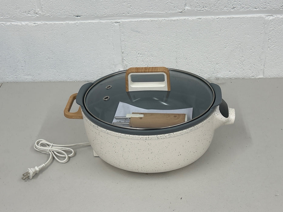 The Pioneer Woman Electric Skillet with Detachable Handle - new