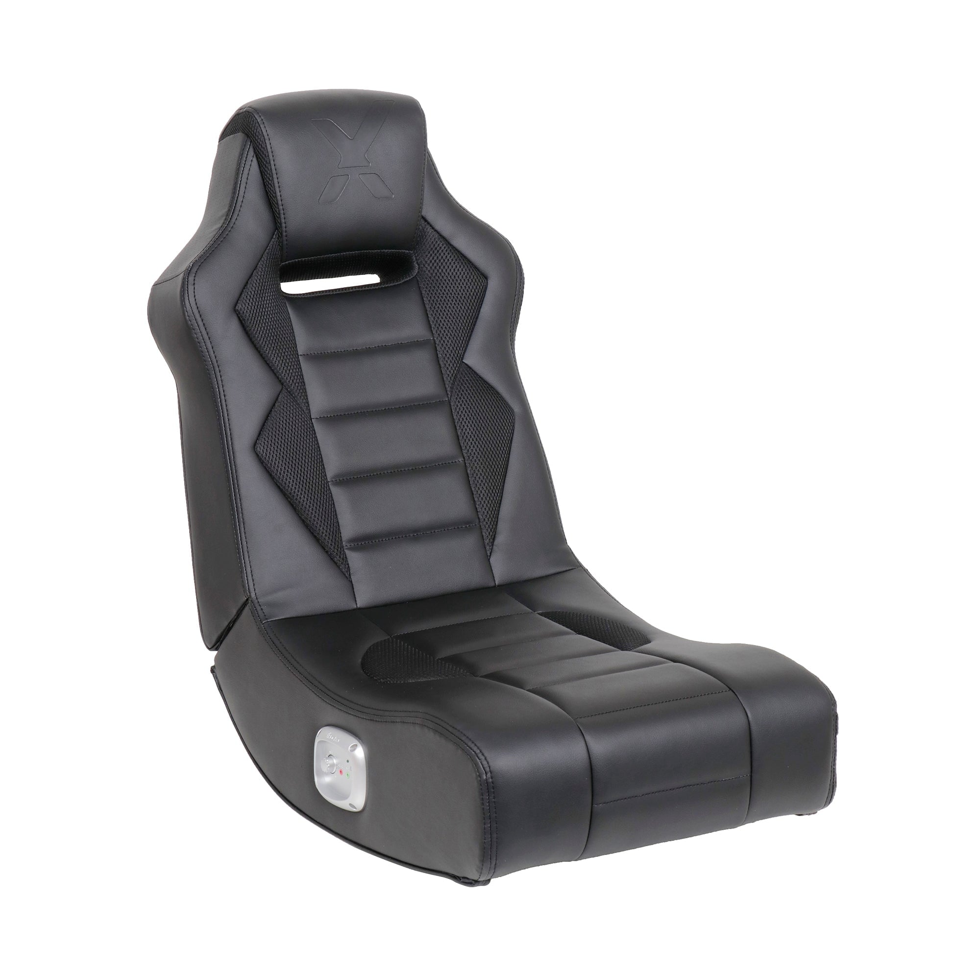 X Rocker Flash 2.0 Audio Bluetooth Gaming Chair Floor Rocker, Black - open_box