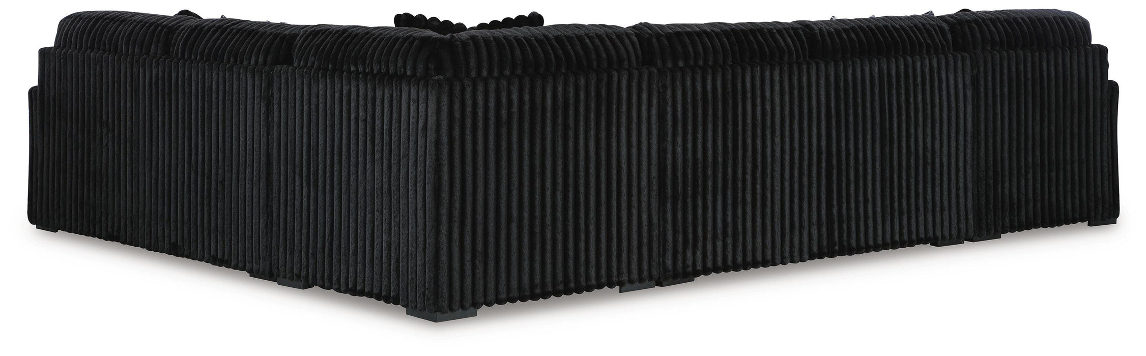Midnight-Madness Onyx Midnight-Madness 4-Piece Sectional with Chaise