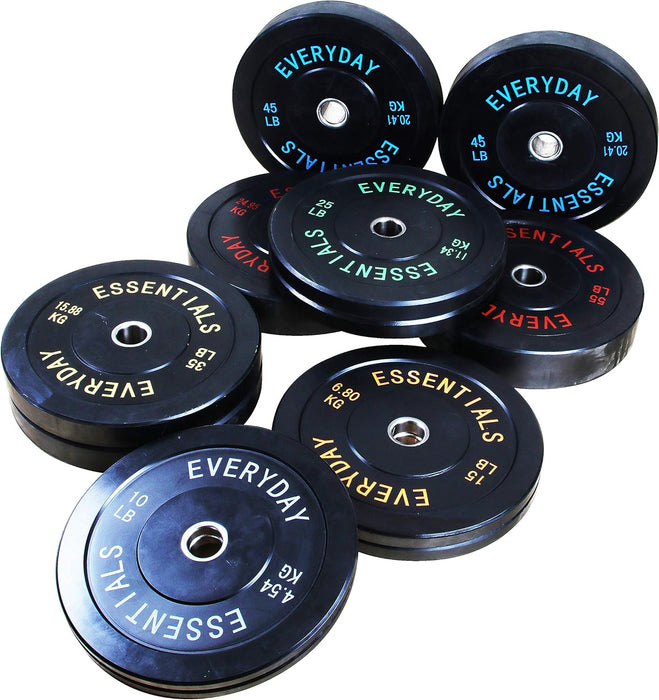 BalanceFrom Olympic Bumper Plate Weight Plate, 25 lbs Pair Black - new