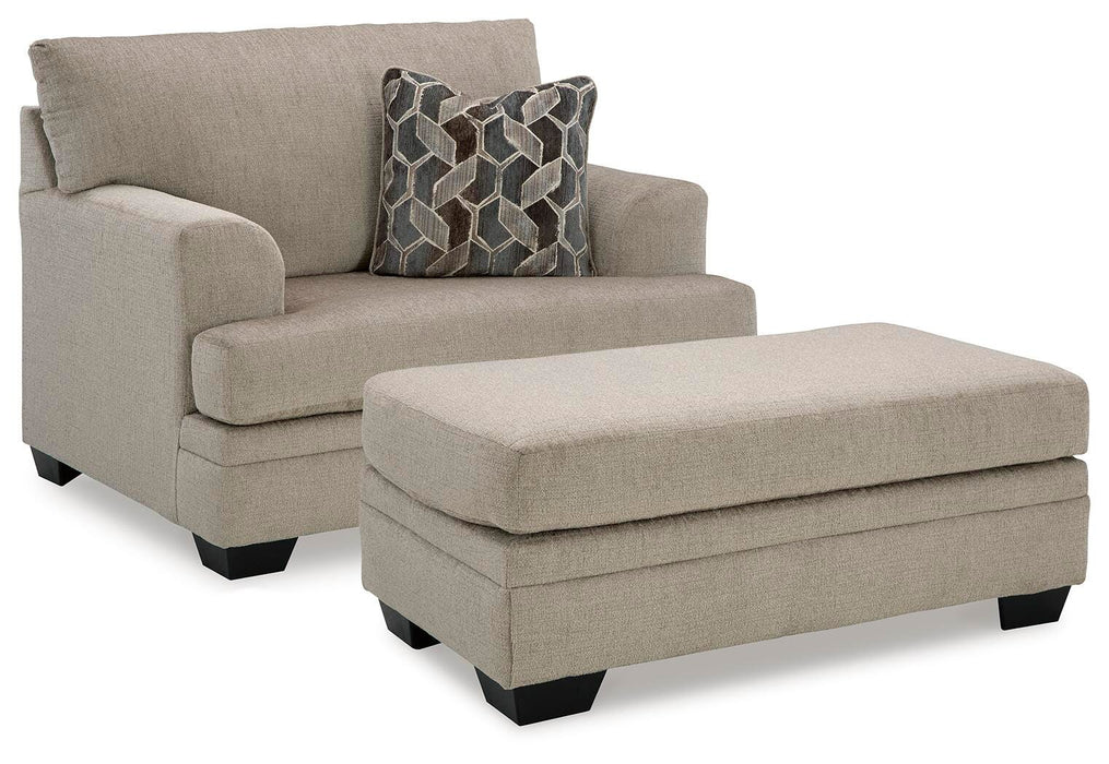 Stonemeade Taupe Stonemeade Chair and Ottoman