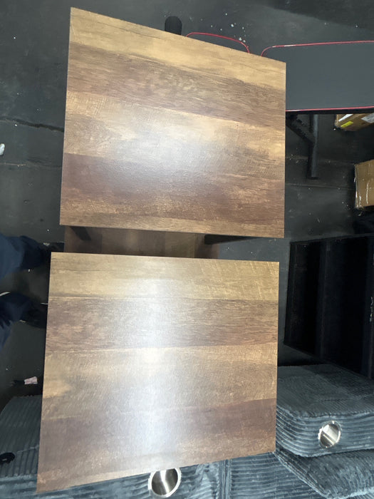 FM42900BR-3PK 3 pc Findlay brown finish wood faux wood finish top coffee and end table set - new