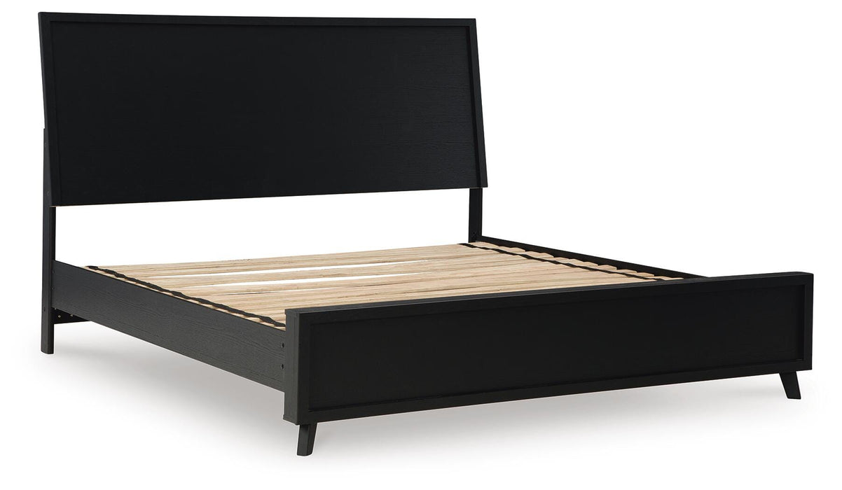 Danziar Black Danziar King Panel Bed