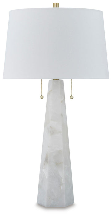Laurellen White Alabaster Table Lamp (1/CN)